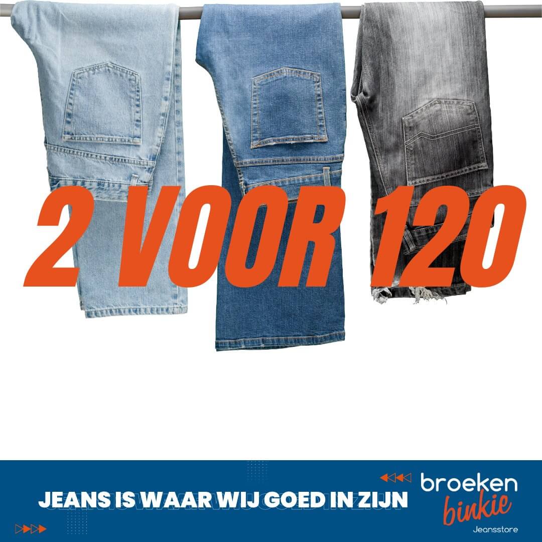 2 voor 120 euro