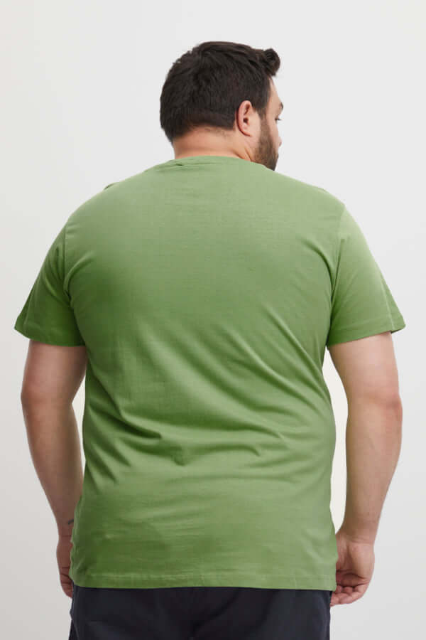 Blend T-Shirt Grote Maten Print Opdruk Green Eyes