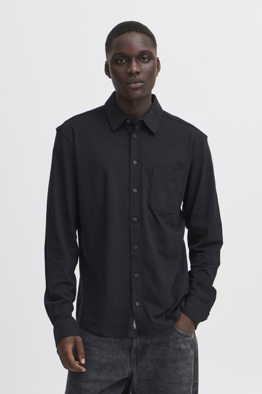 Blend He Jersey Shirt NOOS heren zwart – voorzijde