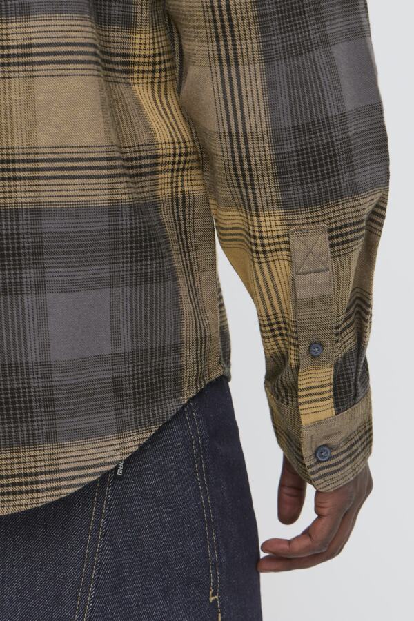 BHDAC shirt heren grijs – achterzijde detail