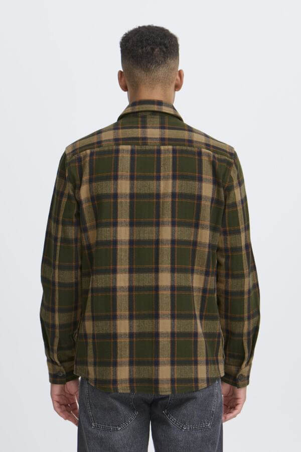 BHDIEGO overshirt heren groen – achterzijde