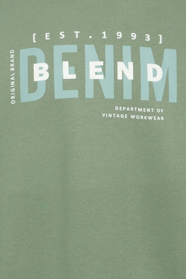 Blend BHIB sweatshirt heren groen – detail stof