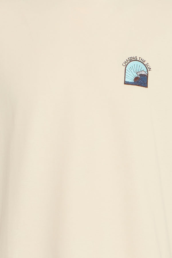 Blend T-Shirt Chasing The Sun 20718835 BB Crème Grote maten
