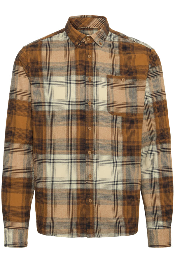 Shirt heren grote maten Caramel Café – voorzijde basic