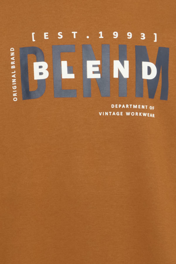 Blend BB Sweatshirt Grote Maten Bruin Caramel Café 20718940