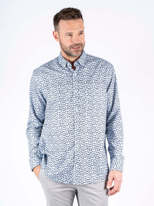 PEanderson LS heren Steel Grey – voorzijde