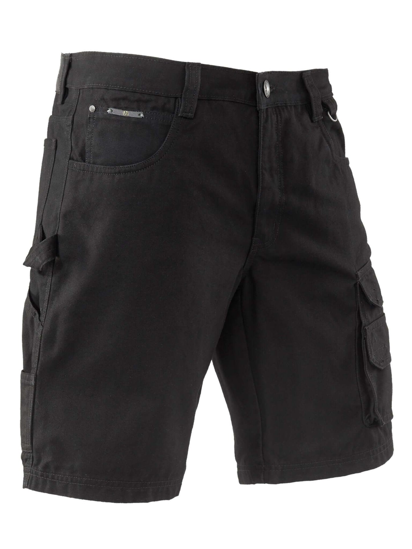 Brams Paris Ruben black shorts, 4.359E53 900, 65% cotton 35% polyester, sizes 29 to 42 inch, with YKK zipper.