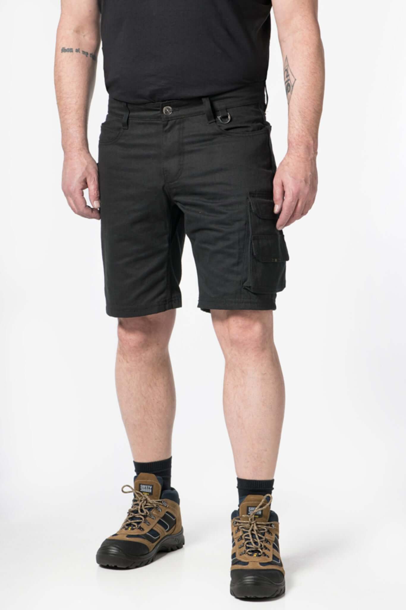 Brams Paris Ruben 4.359E53 900 zwart korte broek in zwart, 65% katoen en 35% polyester, maat 29 t/m 42 inch.