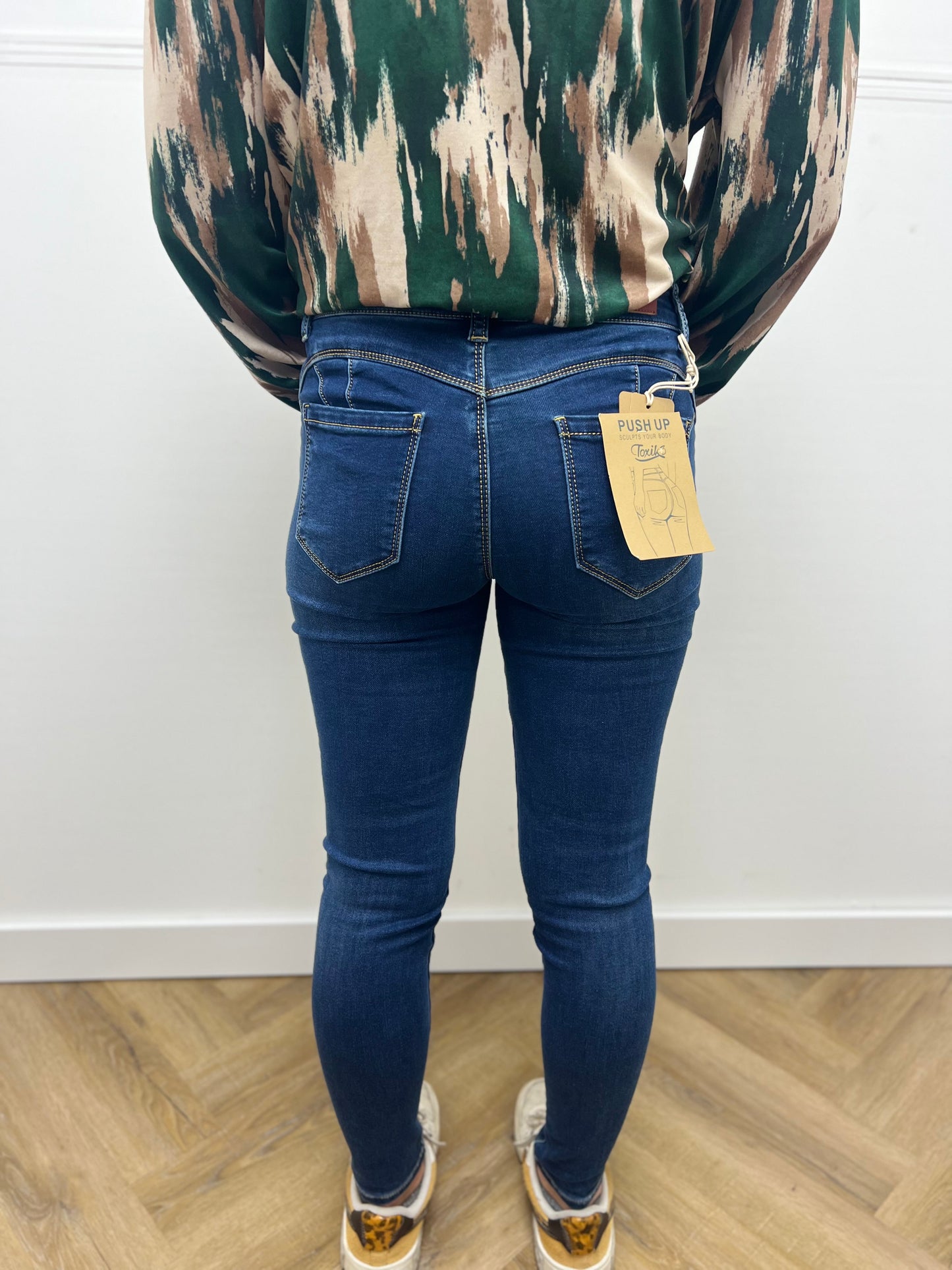 Toxik Skinny Jeans dark used L1700-J#