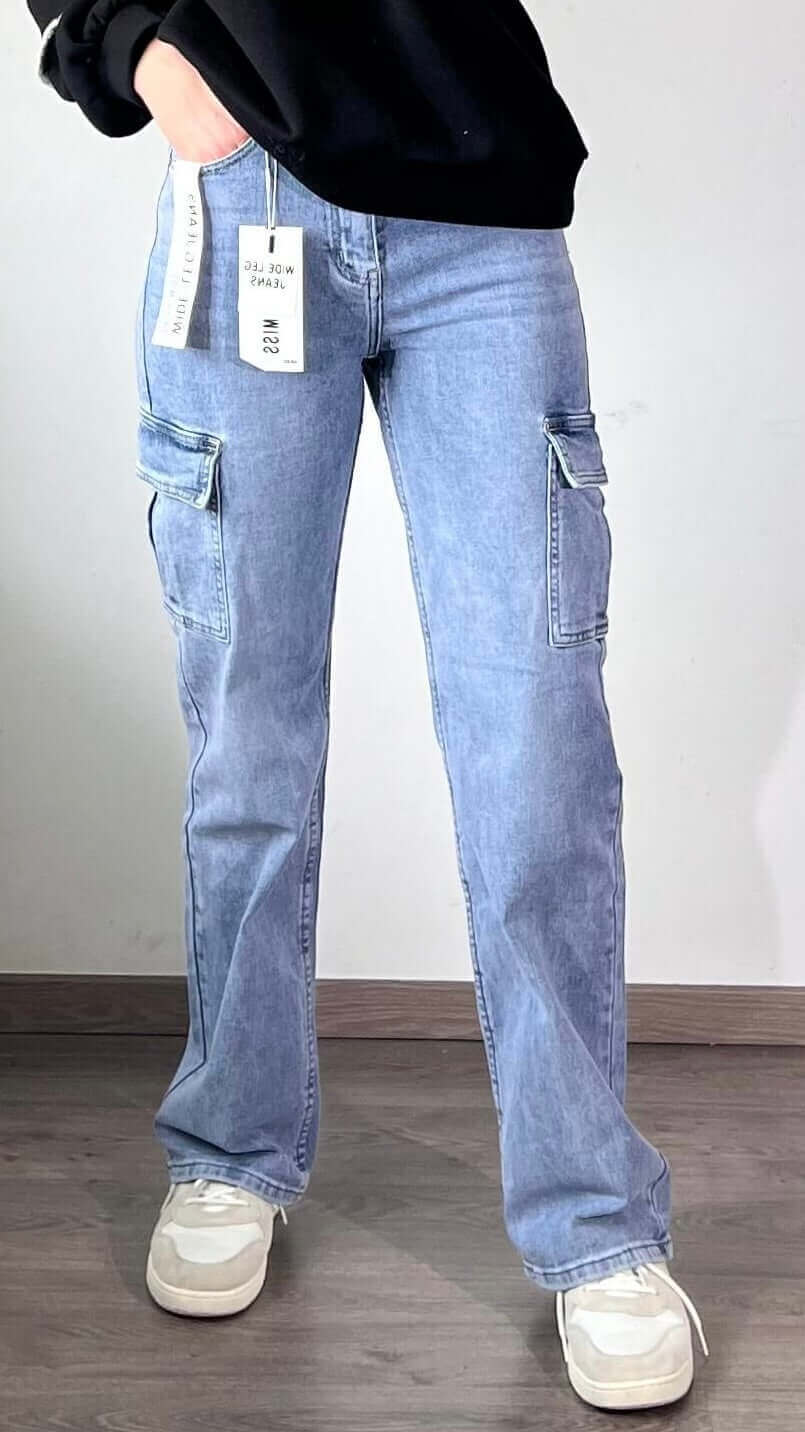 Hello Miss Cargo Jeans HM6330-1