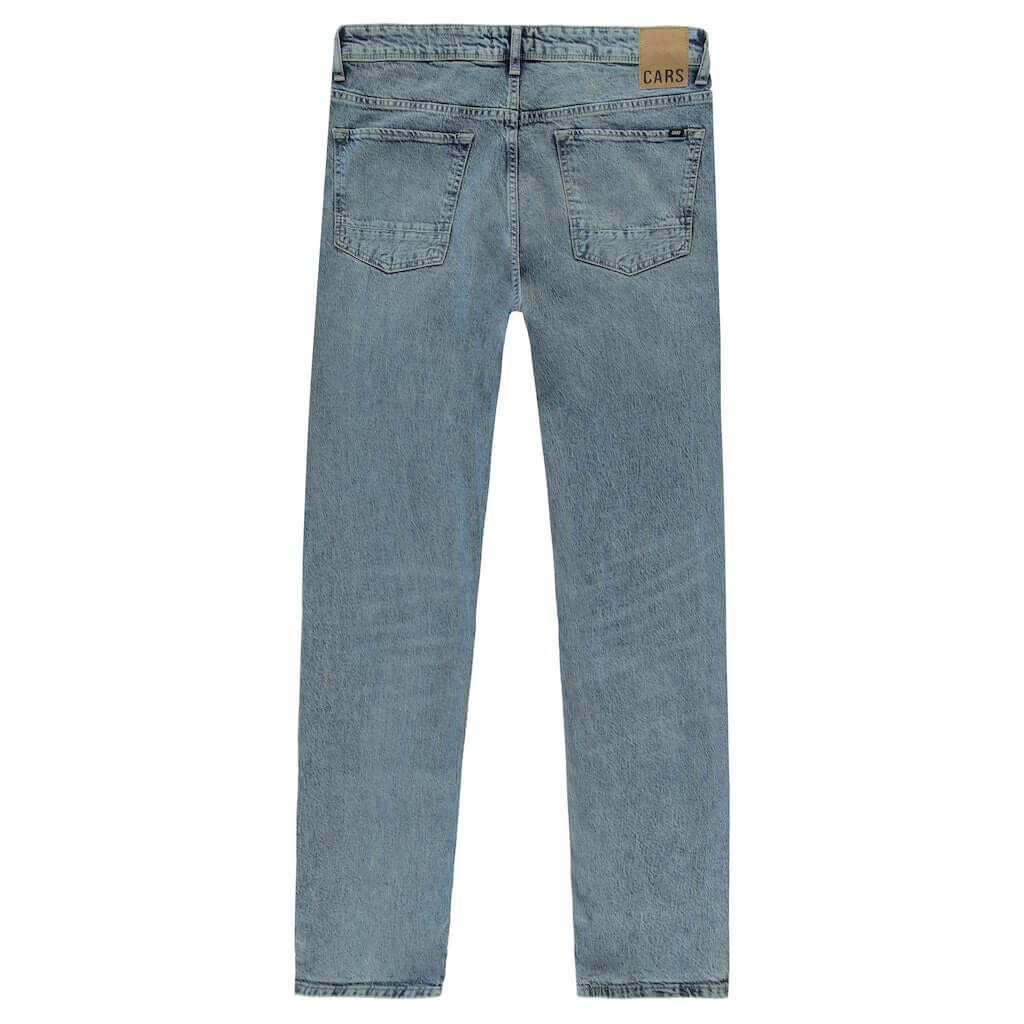 Cars Jeans Guard Stone Used, loose fit jeans voor dagelijks gebruik, 5-pocket model in blauwe kleur.