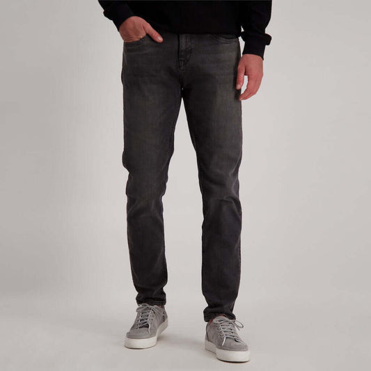 Cars Jeans Blast zwarte slim fit jeans met stretch, 5-pocket model, casual stijl.
