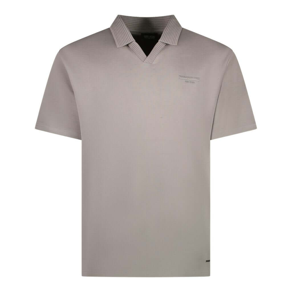 Cars Jeans Capo polo in mid grey, 78% katoen, relaxed fit, perfect voor casual outfits.