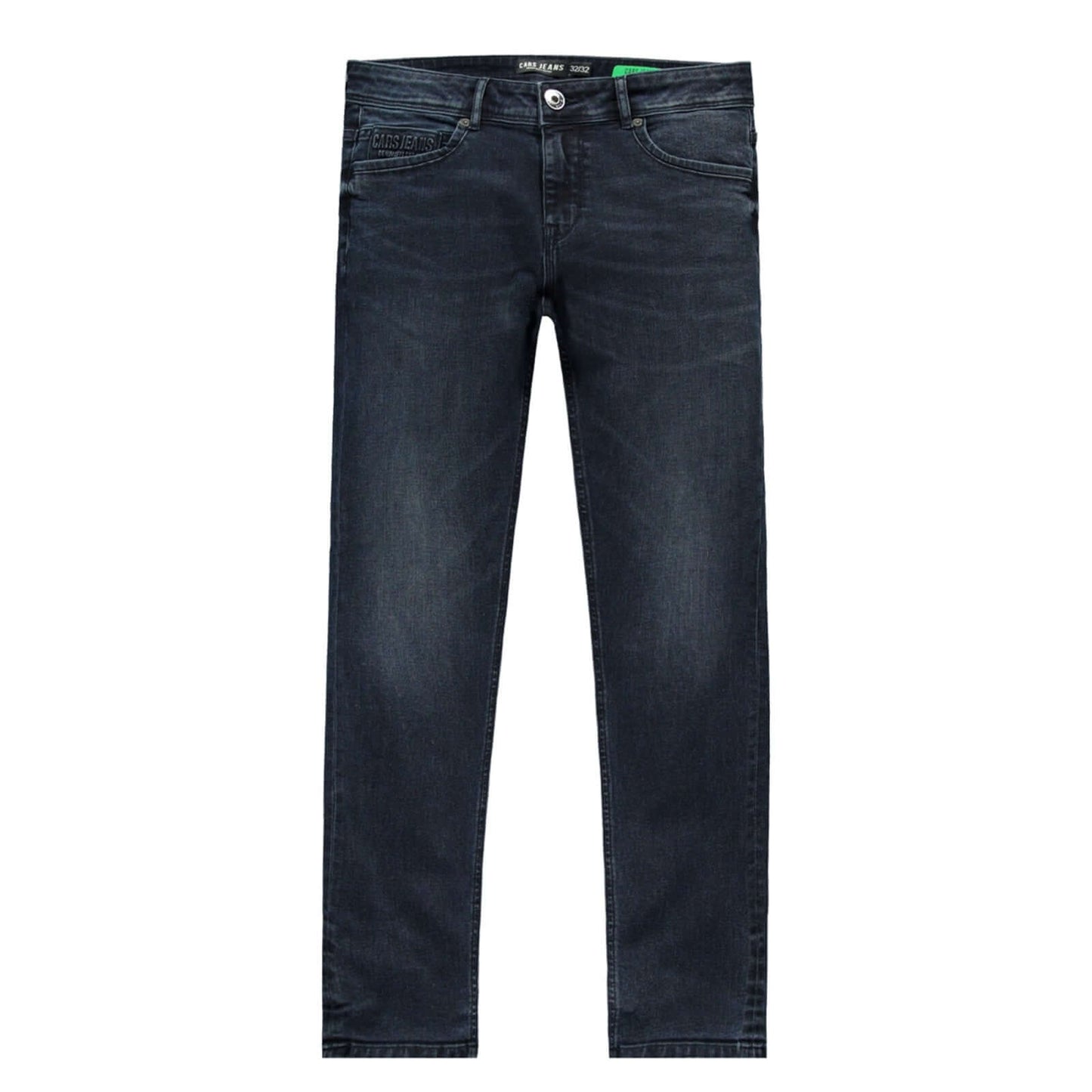 Cars jeans Douglas blauw zwart 74828093, regular fit, comfortabele 5-pocket jeans van 99% katoen en 1% elastaan.