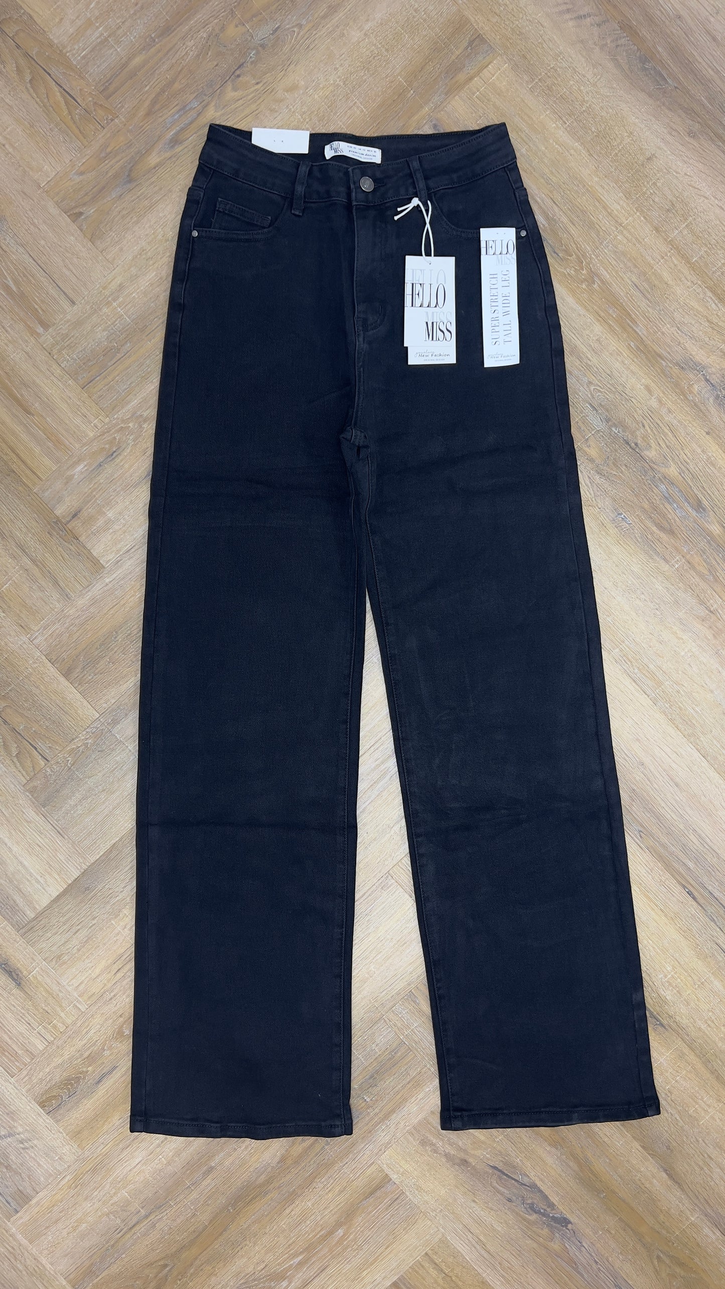 Hello Miss – Wide Leg Zwart