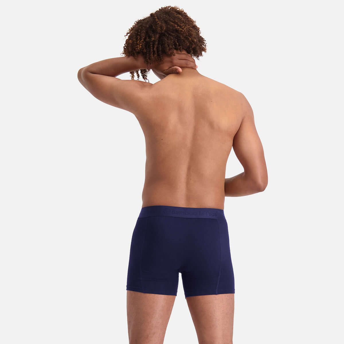 Boxershort Rico Navy ton sur ton (3-pack)