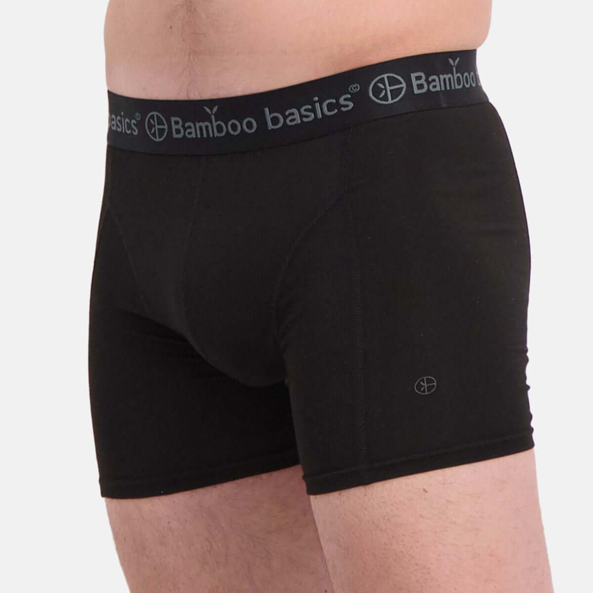 Boxershort RICO 009 Black (3-pack) van Bamboo Basics, stijlvolle zwarte boxers. Comfort en duurzaamheid gecombineerd.