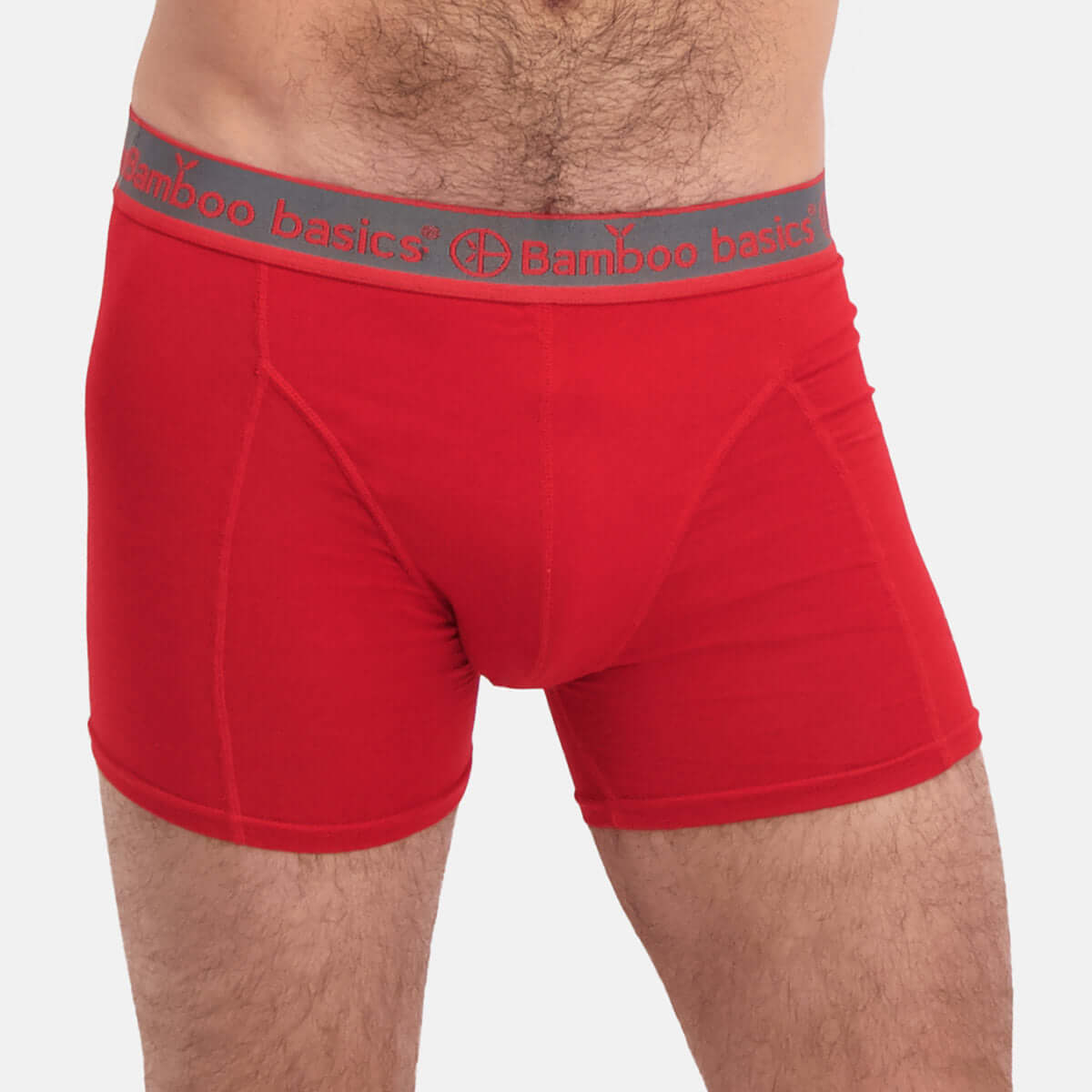Boxershort RICO-7P 002 – 4 Black + 2 Navy + 1 Red (7-pack) in rood van Bamboo Basics.