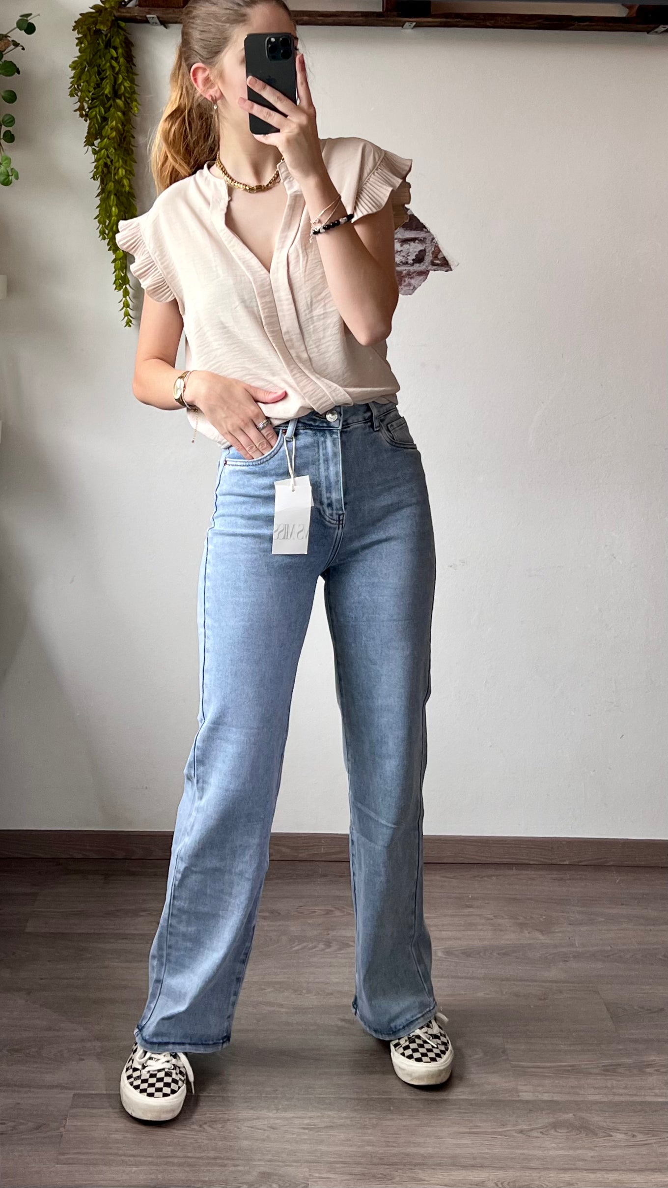 VS Miss wide leg blue