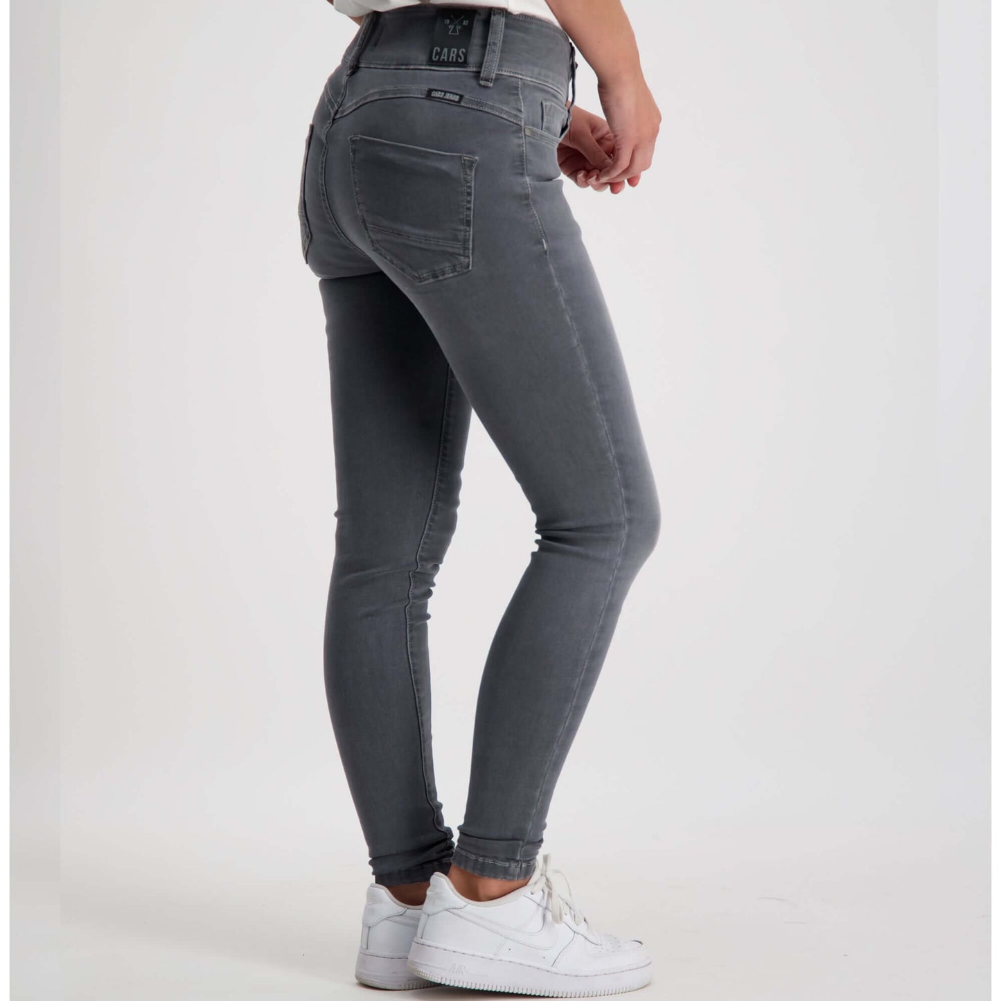 Cars Jeans Amazing Mid Grey zijkant