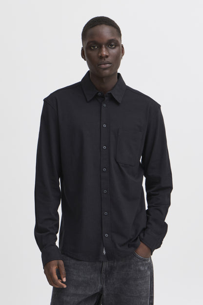 Blend He Jersey Shirt NOOS heren zwart – voorzijde
