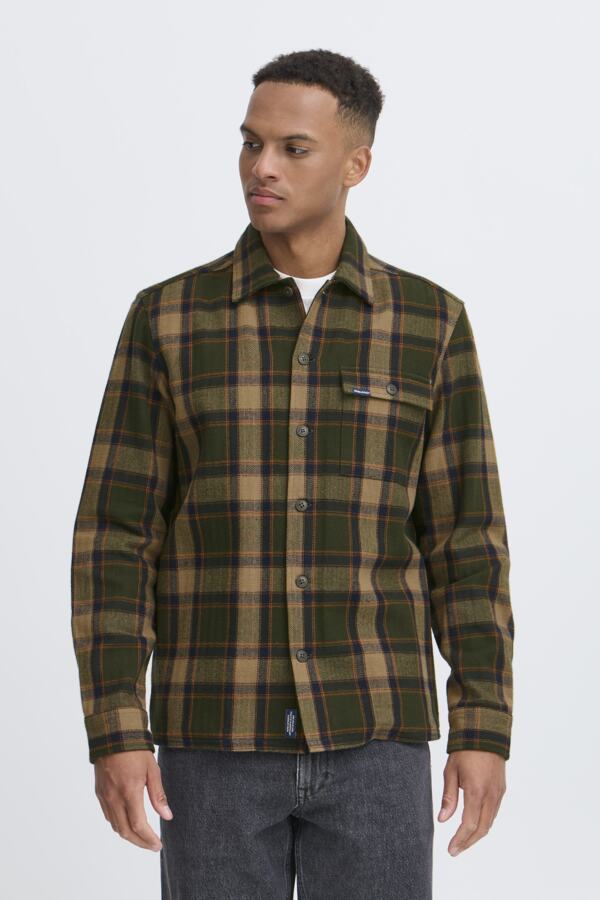 BHDIEGO overshirt heren groen Forest Night – voorzijde