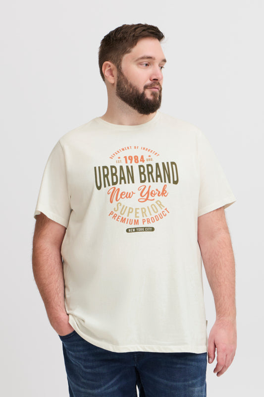 Blend T-Shirt Urban Brand 20718680 BB Wit Grote maten