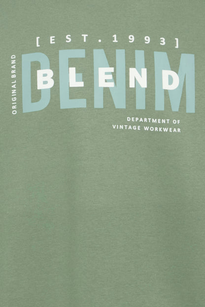 Blend BHIB sweatshirt heren groen – detail stof