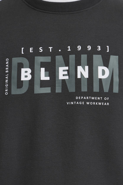 Blend BHIB sweatshirt heren zwart – detail opdruk