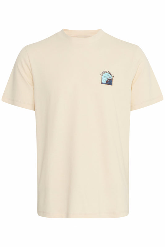 Blend T-Shirt Chasing The Sun 20718835 BB Crème Grote maten