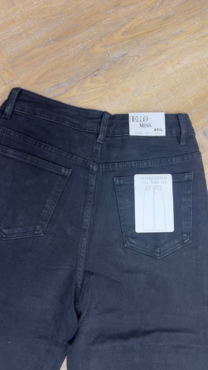 Hello Miss – Wide Leg Zwart
