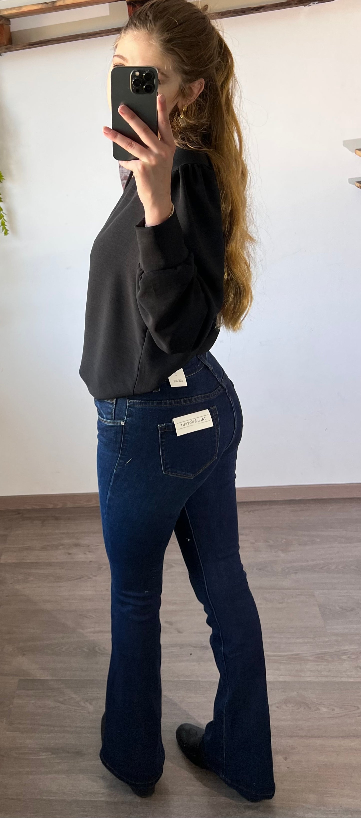 Nina Carter Flared Jeans Tall