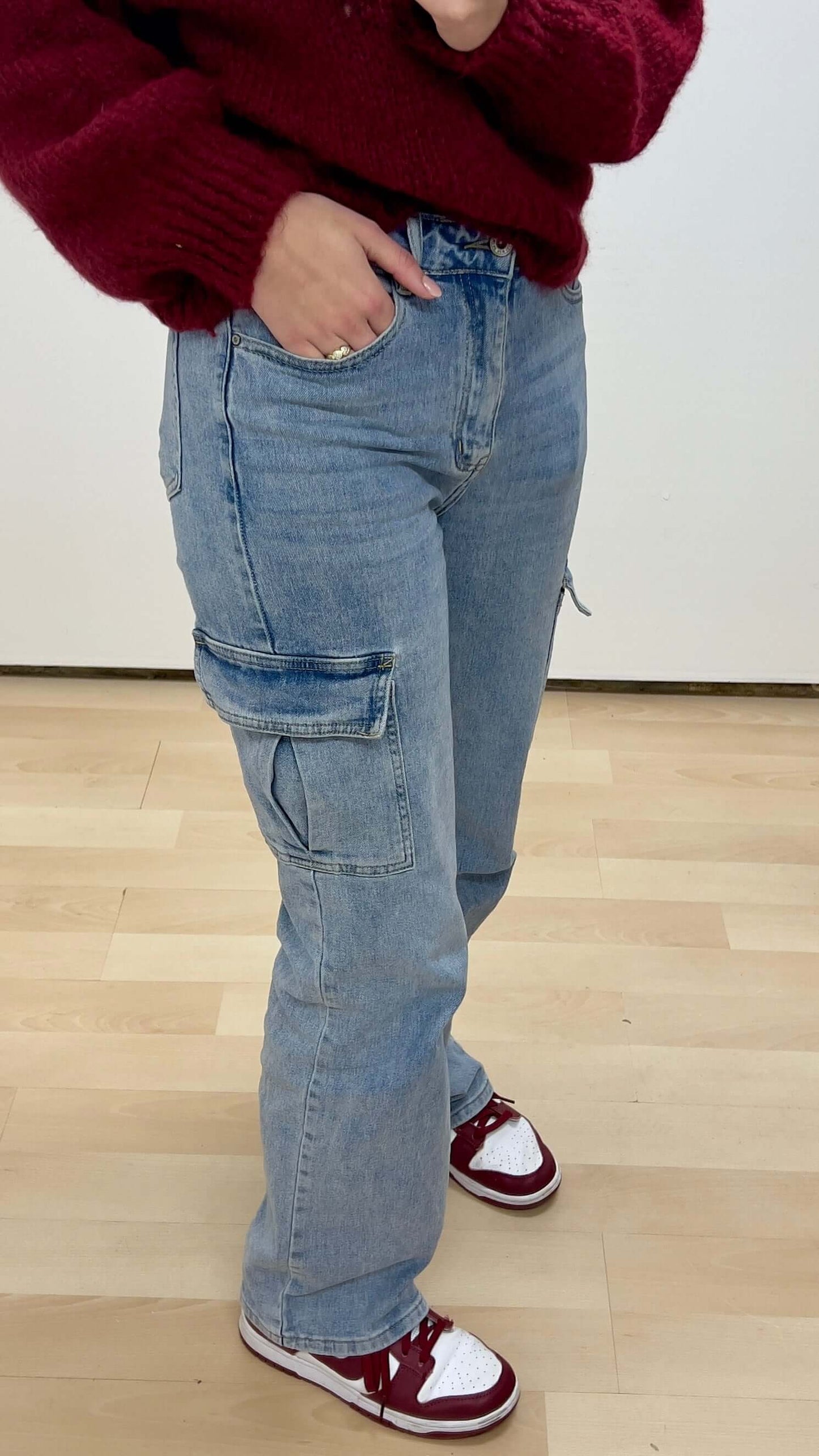 Hello Miss Cargo Jeans HM6330-1