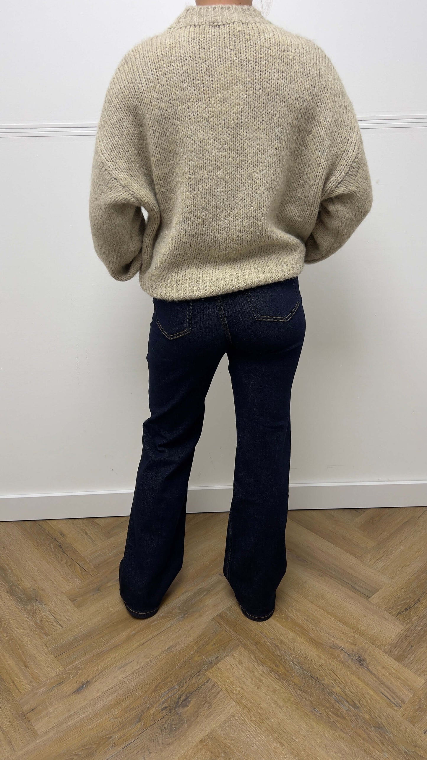 Jewelly Wide Leg Jean Diep Donkerblauw