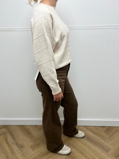 Goodies Wide Leg Jeans Bruin