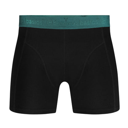 Boxershort RICO 026 – Deep Teal + Black + Deep Teal (3-pack)