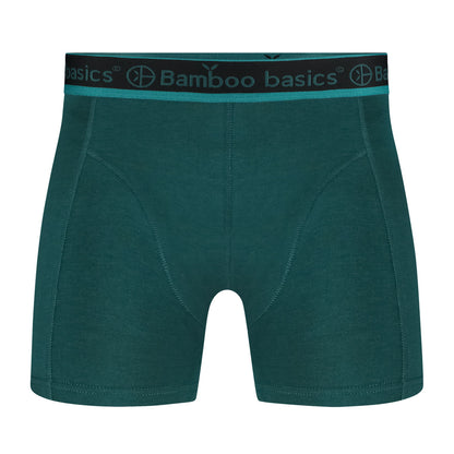 Boxershort RICO 026 – Deep Teal + Black + Deep Teal (3-pack)