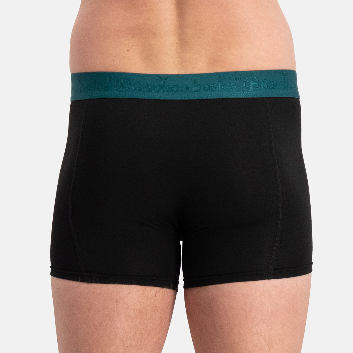 Boxershort RICO 026 – Deep Teal + Black + Deep Teal (3-pack)