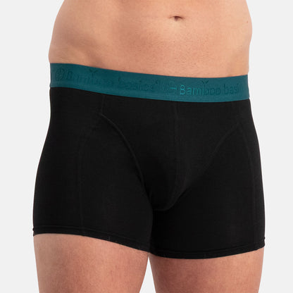 Boxershort RICO 026 – Deep Teal + Black + Deep Teal (3-pack)