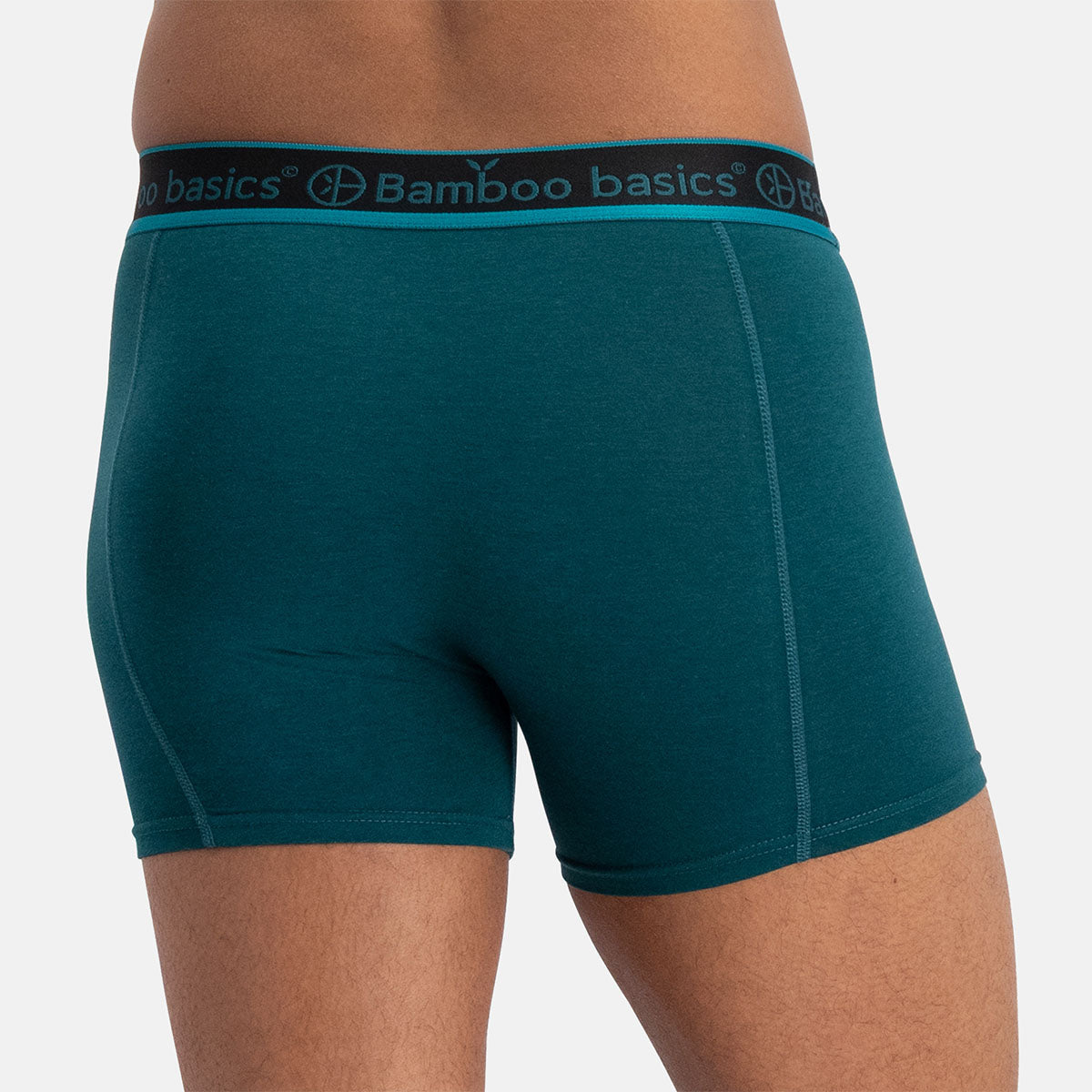 Boxershort RICO 026 – Deep Teal + Black + Deep Teal (3-pack)