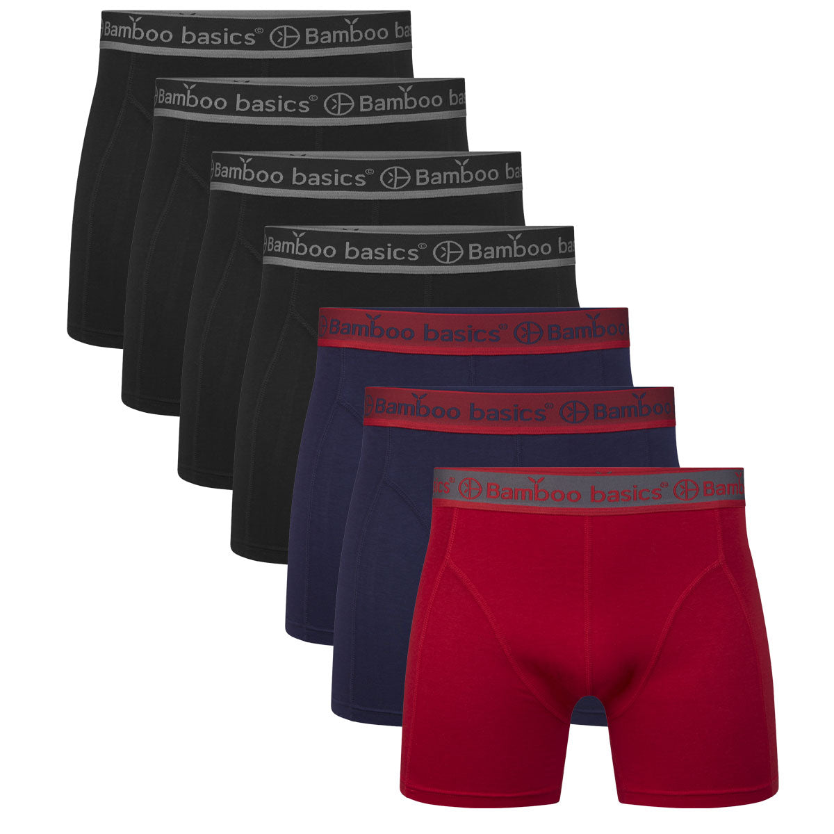 Boxershort RICO-7P 002 – 4 Black + 2 Navy + 1 Red (7-pack)