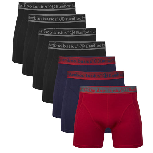 Boxershort RICO-7P 002 – 4 Black + 2 Navy + 1 Red (7-pack)