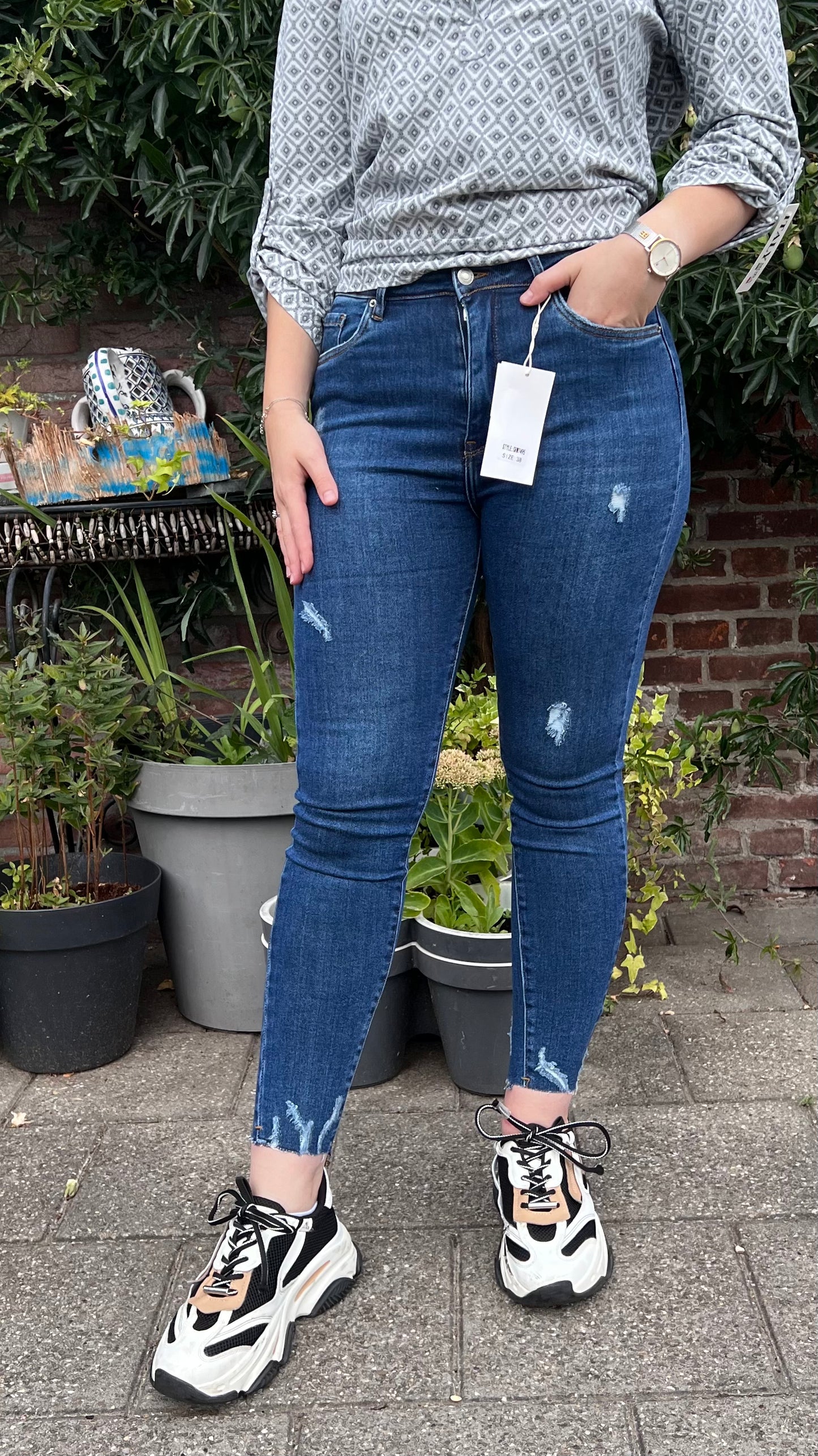 VS Miss Jeans Skinny Fit damaged