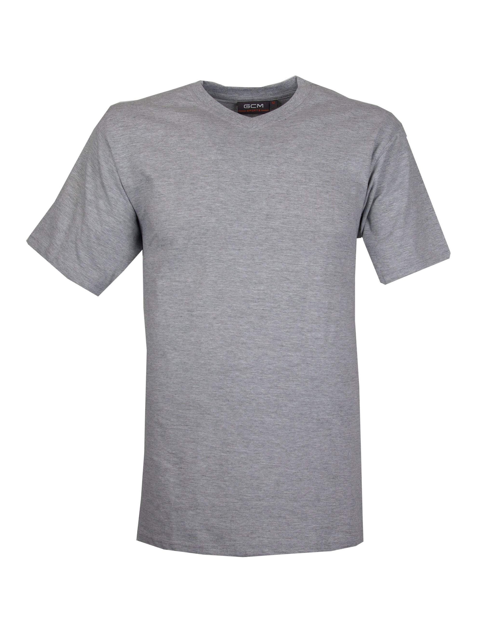 GCM original t-shirt V-hals grijs-Broeken Binkie-Grote maten,grote maten kleding,Grote Maten tops,grote tops,Shirts,V hals