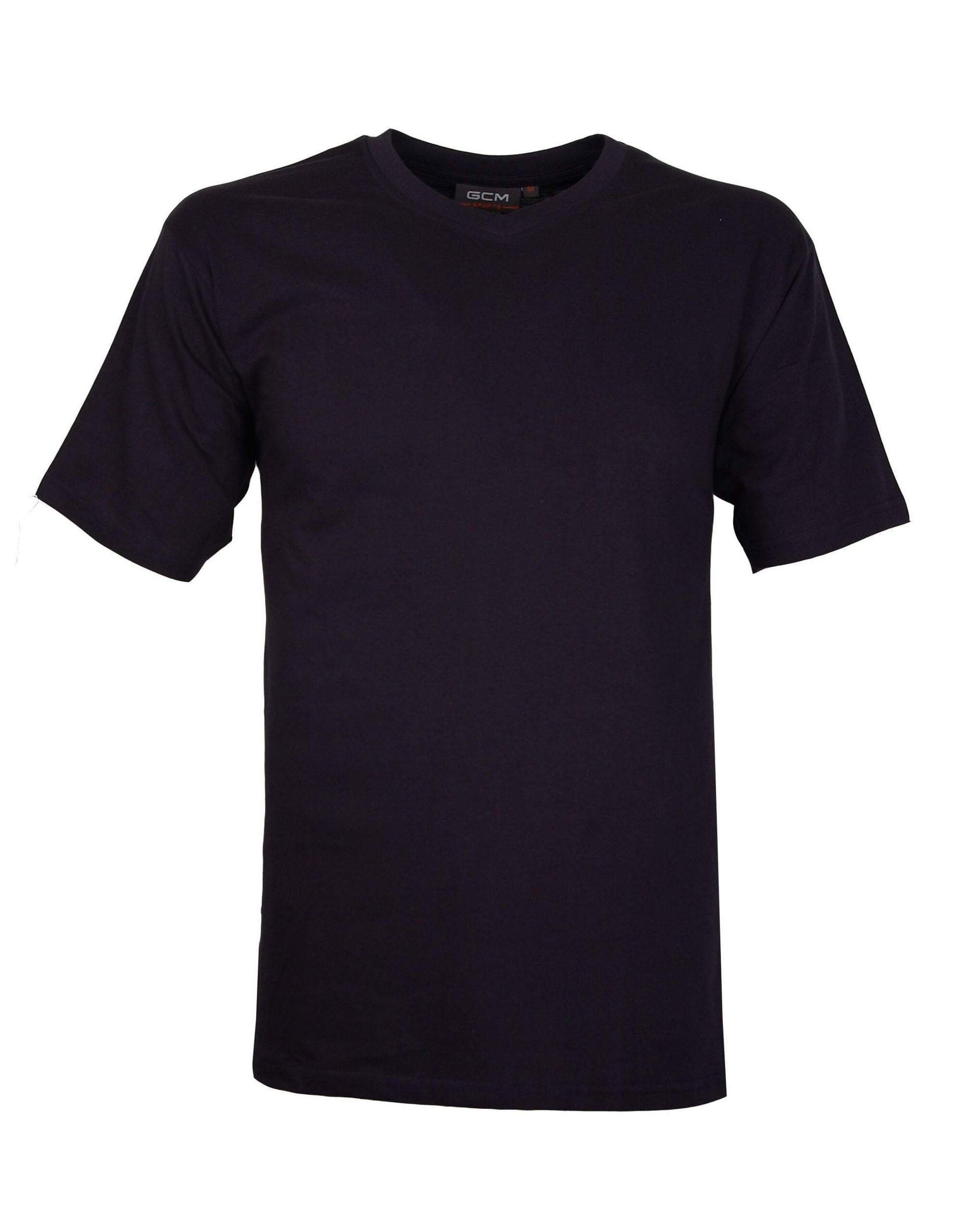 GCM original t-shirt V-hals navy-Broeken Binkie-Grote maten,grote maten kleding,Grote Maten tops,grote tops,Shirts,V hals