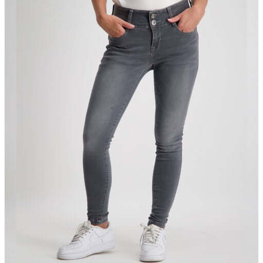 Cars Jeans Amazing Mid Grey voorkant